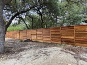 Cedar Board Fence