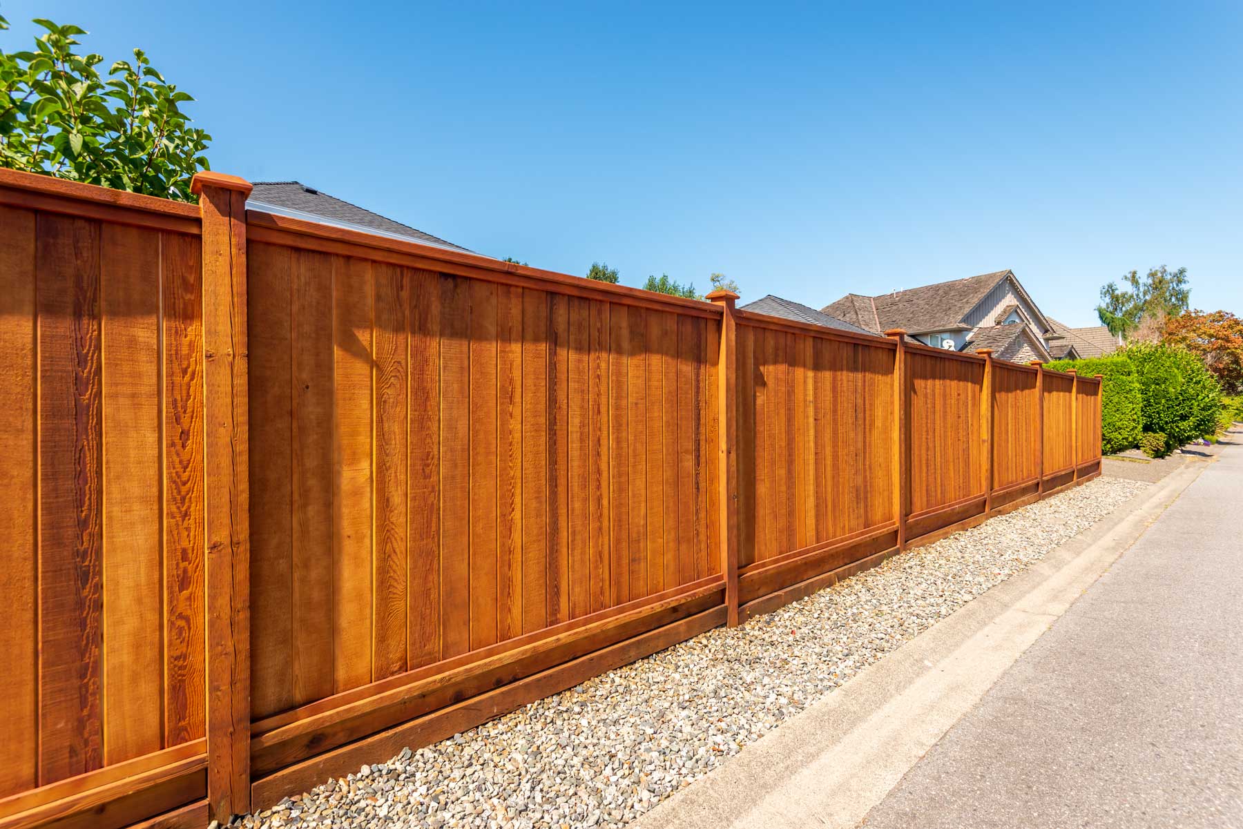 Large Cedar Fence