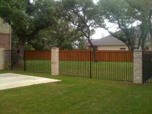 Residential Iron Fence